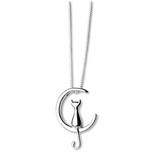 Cat Moon Necklace | Vallria