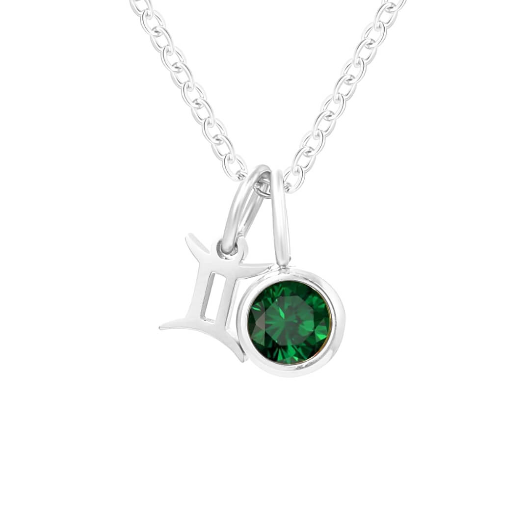 Signs with Stones of Birth Necklace | Vallria