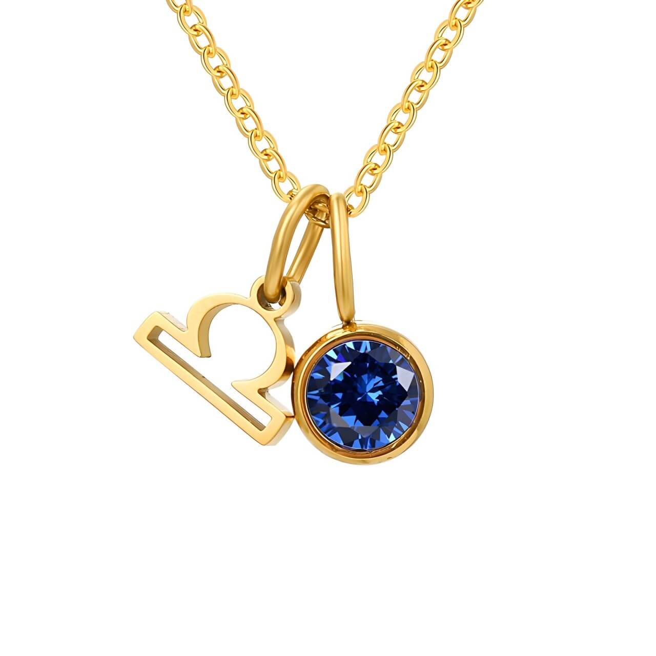 Signs with Stones of Birth Necklace | Vallria