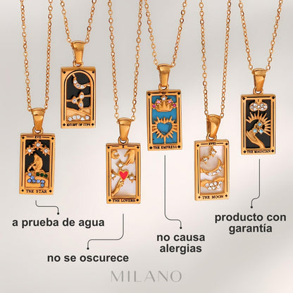 Tarot - Necklaces with the Pendants Cards Collection | Vallria