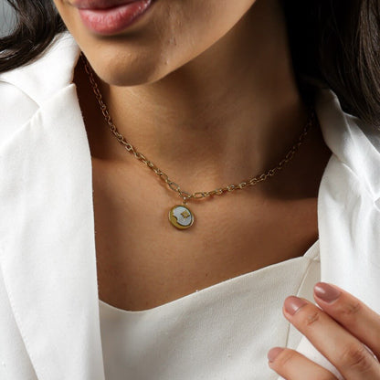 Marseille Sun and Moon Necklace | Vallria