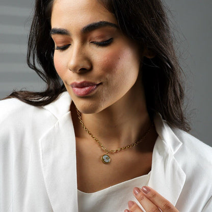 Marseille Sun and Moon Necklace | Vallria