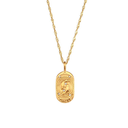 Zodiac Chain Braided Necklace | Vallria