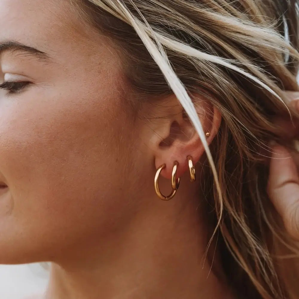 Hoop Trio Earrings | Vallria