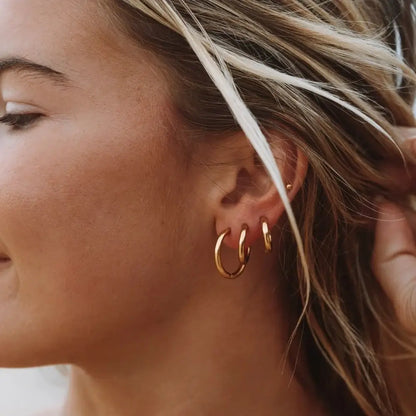 Hoop Trio Earrings | Vallria