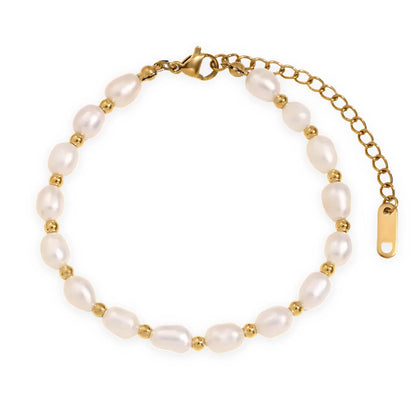 Classic Pearl Natural Bracelet | Vallria