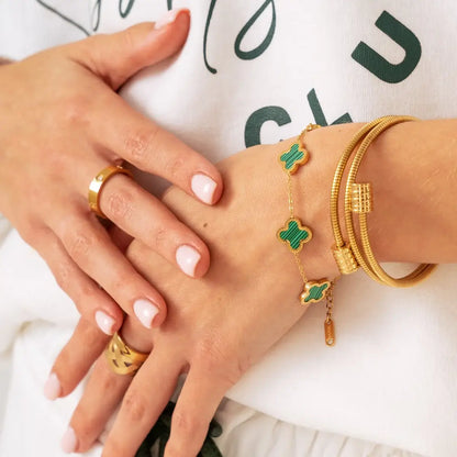 Triple Spiral Bracelet | Vallria