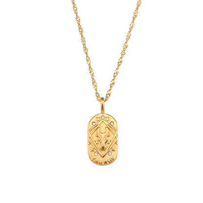 Zodiac Chain Braided Necklace | Vallria