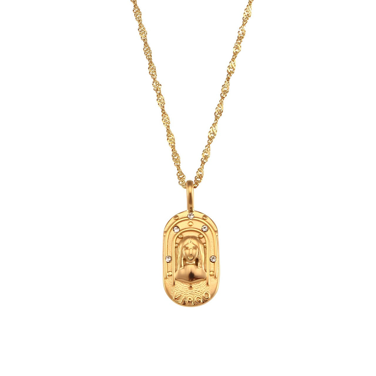 Zodiac Chain Braided Necklace | Vallria